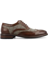 Vance Co. Men's Jerome Tru Comfort Foam Wingtip Lace-Up Oxford Shoes