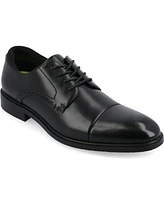 Vance Co. Men's Maning Tru Comfort Foam Cap Toe Lace-Up Derby Shoes