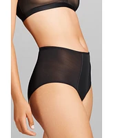 Siella Women's Power Mesh High Waist Brief