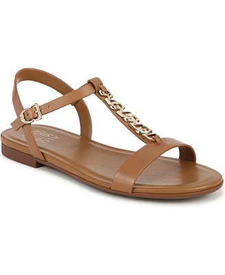 Naturalizer Teach T-Strap Flat Sandals