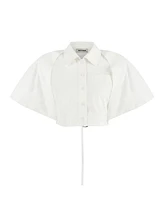 Nocturne Women's Shirt with Back Knot Design