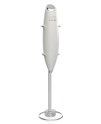 Tzumi Puree Milk Frother, Battery-Powered Handheld Milk Frother Wand