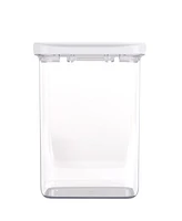 Everyday Solutions Perfect Seal Quick Seal Tritan and San 4.5 Qt, 4.3 L Square, 9" Tall Airtight, Leak-resistant, Stackable Food Storage Containers