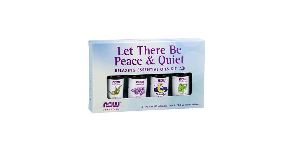 Now Foods Let There Be Peace & Quiet Relaxing Essential Oils Kit, 1 Kit