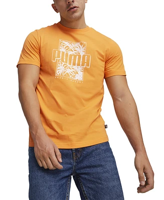 Puma Men's Ess+ Palm Resort Logo Graphic T-Shirt