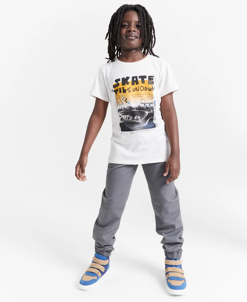 Epic Threads Big Boys Skate 'Til Sundown Graphic T-Shirt, Created for Macy's