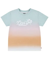 Levi's Little Girls Dye Effect Short Sleeve T-shirt