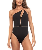 Guria Beachwear Women's Cut-out One Shoulder Piece Swimsuit