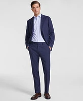 Tommy Hilfiger Men's Modern-Fit Stretch Wool Blend Plaid Suit Pants