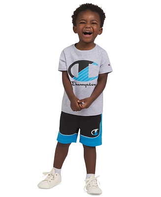 Champion Toddler Boys Logo Graphic T-Shirt & Shorts, 2 Piece Set