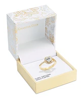 Charter Club Gold-Tone Cubic Zirconia Ring, Created for Macy's