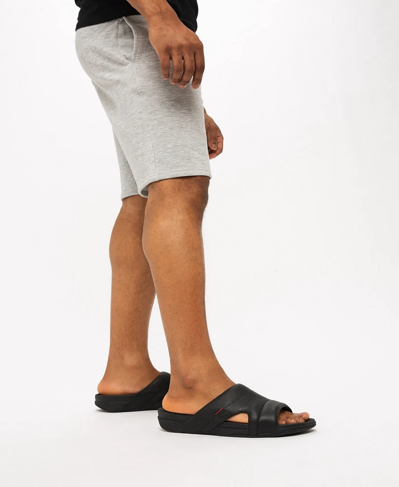 FitFlop Men's Freeway Pool Slide Leather