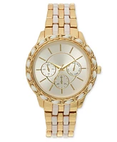 I.n.c. International Concepts Women's Two-Tone Bracelet Watch 40mm