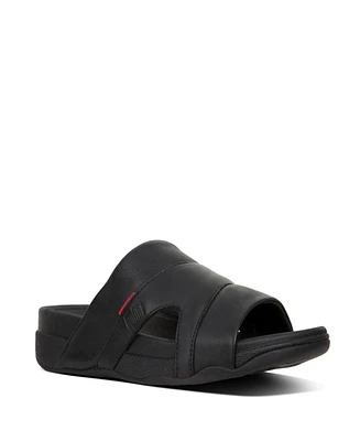 FitFlop Men's Freeway Pool Slide in Leather