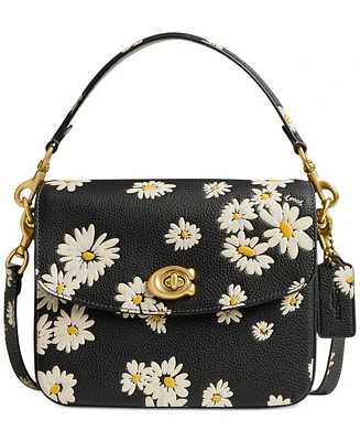Coach Cassie Floral Print Leather Crossbody 19