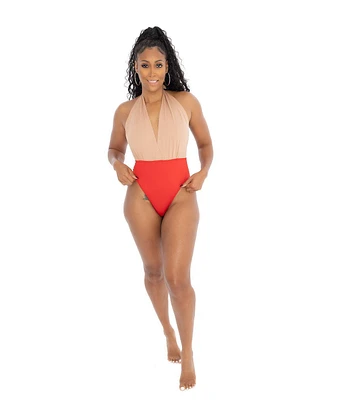 Women's Bettye Jo Retro Halter Swimsuit