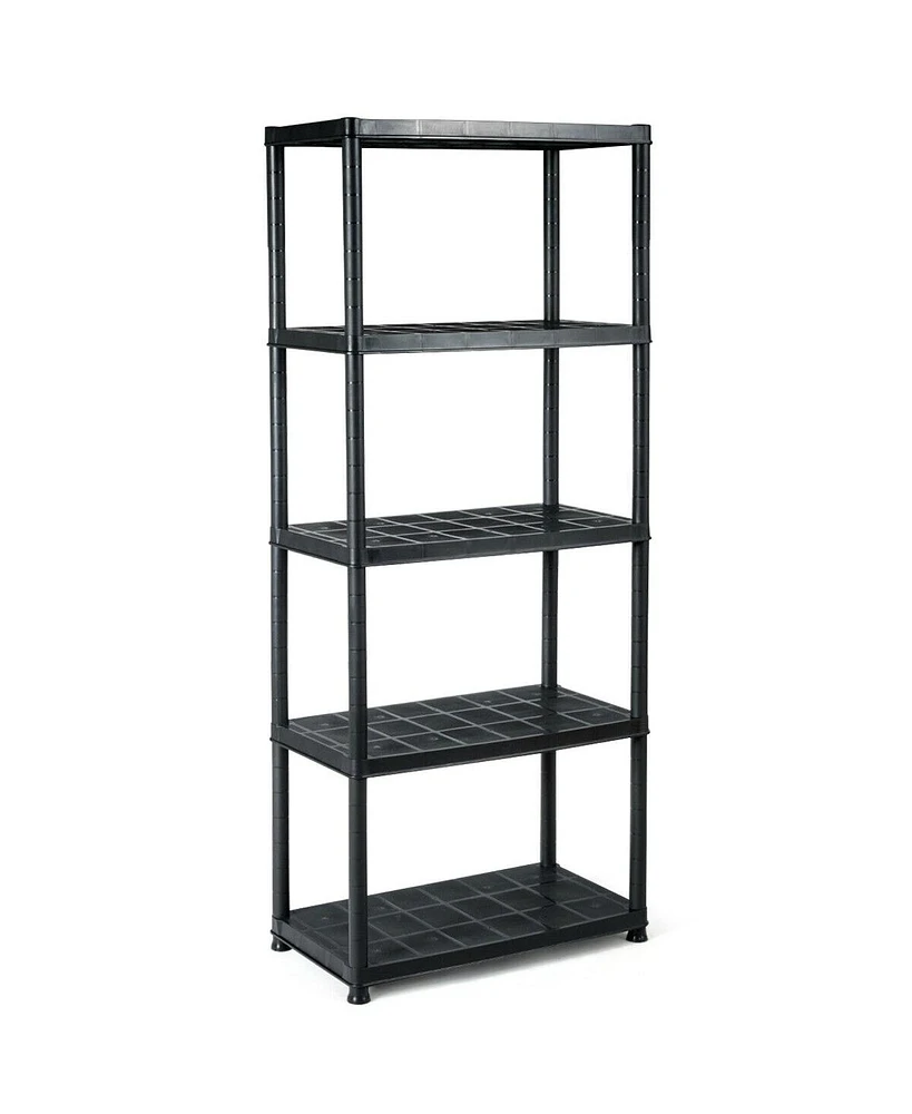 5-Tier Storage Shelving Freestanding Heavy Duty Rack