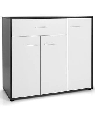 Buffet Sideboard Storage Cabinet with Spacious Table Top
