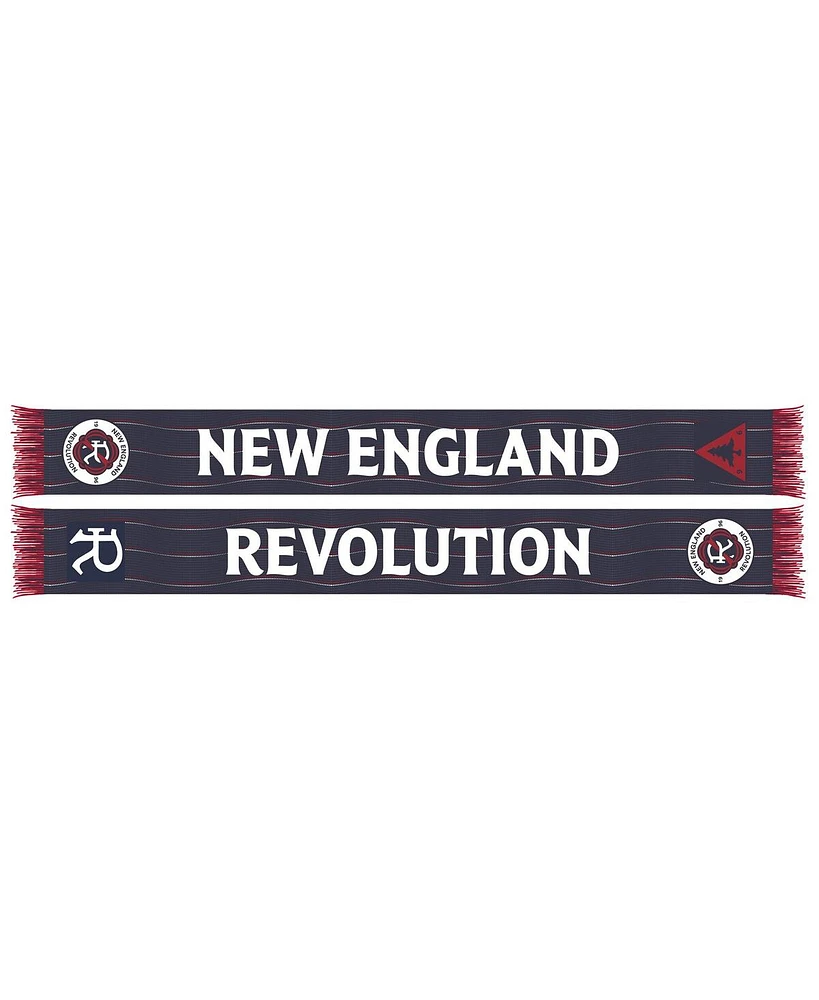 Men's and Women's Blue New England Revolution 2024 Jersey Hook Scarf
