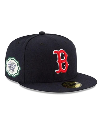 Men's New Era Navy Boston Red Sox 2024 Mlb World Tour: Dominican Republic Series 59FIFTY Fitted Hat