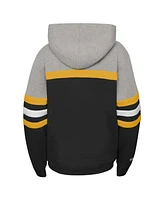 Big Boys and Girls Mitchell & Ness Black Pittsburgh Penguins Head Coach Pullover Hoodie