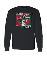 Men's Trackhouse Racing Team Collection Black Daniel Suarez Vivo Long Sleeve T-shirt