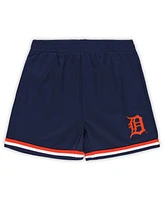 Toddler Boys and Girls Fanatics Navy Detroit Tigers Field Ball T-shirt and Shorts Set