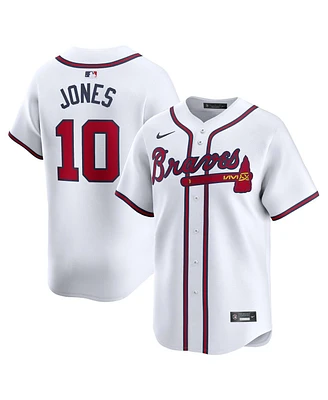 Men's Nike Chipper Jones White Atlanta Braves Home limited Player Jersey