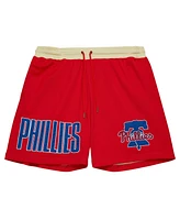 Men's Mitchell & Ness Red Philadelphia Phillies Og 2.0 Fashion Shorts