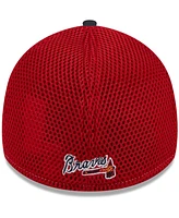 Men's New Era Navy Atlanta Braves Neo 39THIRTY Flex Hat