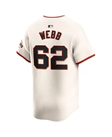 Men's Nike Logan Webb Cream San Francisco Giants Home limited Player Jersey