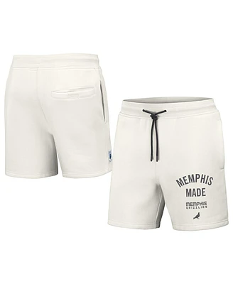 Men's Nba x Staple Cream Memphis Grizzlies Heavyweight Fleece Shorts