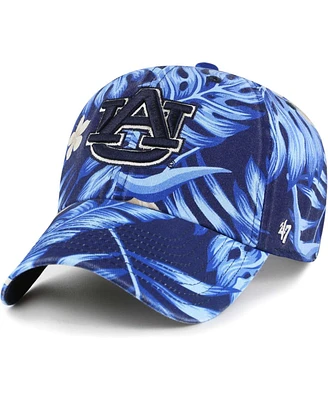 Men's '47 Brand Navy Auburn Tigers Tropicalia Clean Up Adjustable Hat