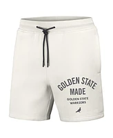 Men's Nba x Staple Cream Golden State Warriors Heavyweight Fleece Shorts