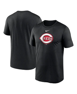 Men's Nike Black Cincinnati Reds Legend Fuse Large Logo Performance T-shirt
