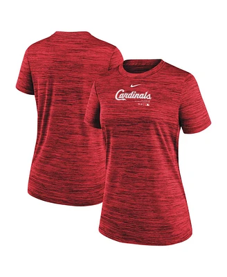 Women's Nike Red St. Louis Cardinals Authentic Collection Velocity Performance T-shirt