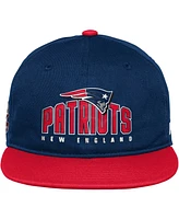 Youth Boys and Girls Navy New England Patriots Legacy Deadstock Snapback Hat