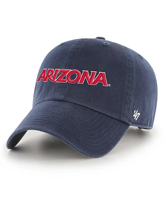 Men's '47 Brand Navy Arizona Wildcats Script Clean Up Adjustable Hat