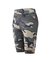 Women's Pro Standard Camo New York Yankees Allover Print Bike Shorts