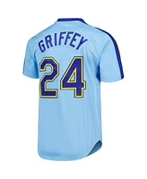 Men's Mitchell & Ness Ken Griffey Jr. Light Blue Seattle Mariners Cooperstown Collection Authentic Jersey