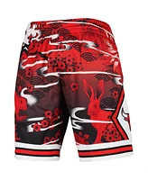 Men's Mitchell & Ness Red Chicago Bulls Lunar New Year Swingman Shorts