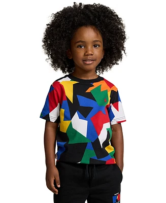 Polo Ralph Lauren Toddler and Little Boys Abstract-Print Cotton Jersey T-shirt
