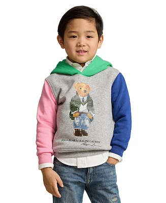 Polo Ralph Lauren Toddler and Little Boys Bear Color-Blocked Fleece Hoodie