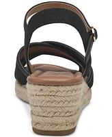 Style & Co Women's Leahh Strappy Espadrille Wedge Sandals, Created for Macy's