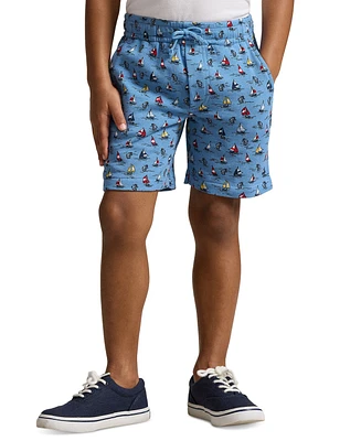 Polo Ralph Lauren Toddler and Little Boys Sailboat-Print Spa Terry Shorts