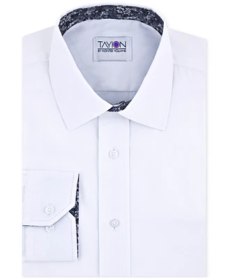 Tayion Collection Men's Solid Dress Shirt