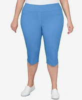 Ruby Rd. Plus Pull-On Tech Clam Digger Capri Pants