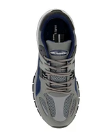 Karl Lagerfeld Paris Men's Chunky Two Tone Sole Leather Sneakers