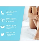 M3 Naturals Tea Tree Oil Epsom Salt Pedicure Foot Soak with Coconut Oil & Stem Cell