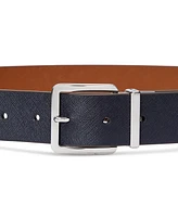 Lauren Ralph Lauren Women's Reversible Crosshatch Leather Belt